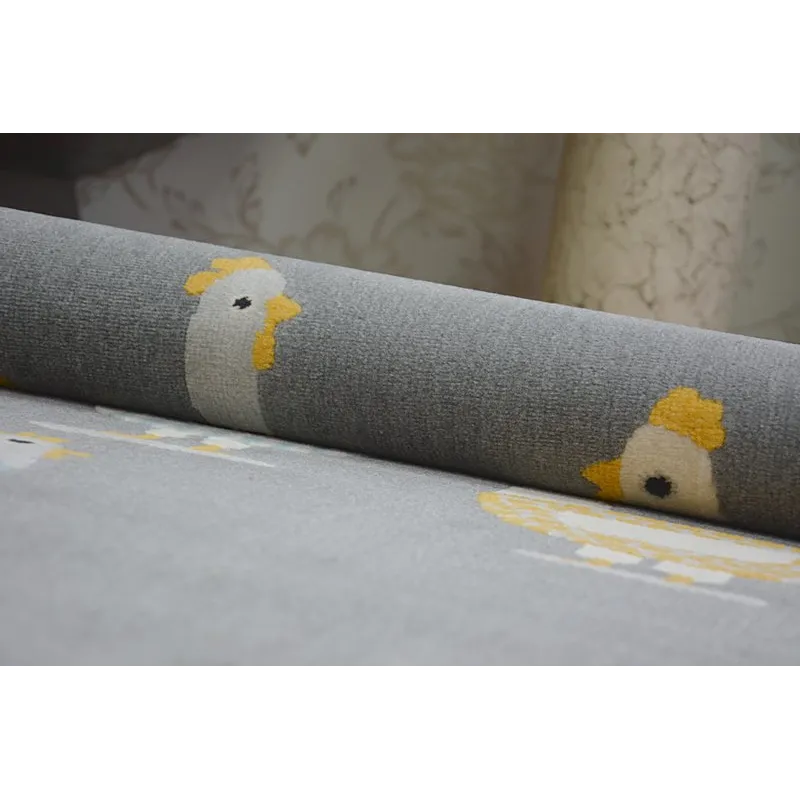 Animal-themed rug, perfect for children's rooms or nurseries