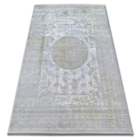 Acrylic Rug VALENCIA 2328 ORNAMENT Grey/Mustard