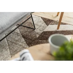 FEEL 5673/15044 Herringbone Rug Brown 80x150 cm