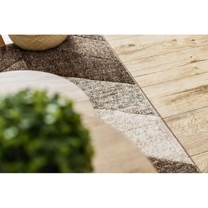 FEEL 5673/15044 Herringbone Rug Brown 80x150 cm