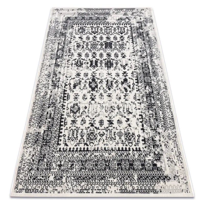 Vintage rug in beige, classic style perfect for living rooms