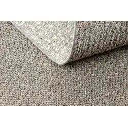 Beige sisal rug, boho style, a great choice for children's rooms