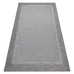 Rope Sisal Boho Rug 120x170 Grey
