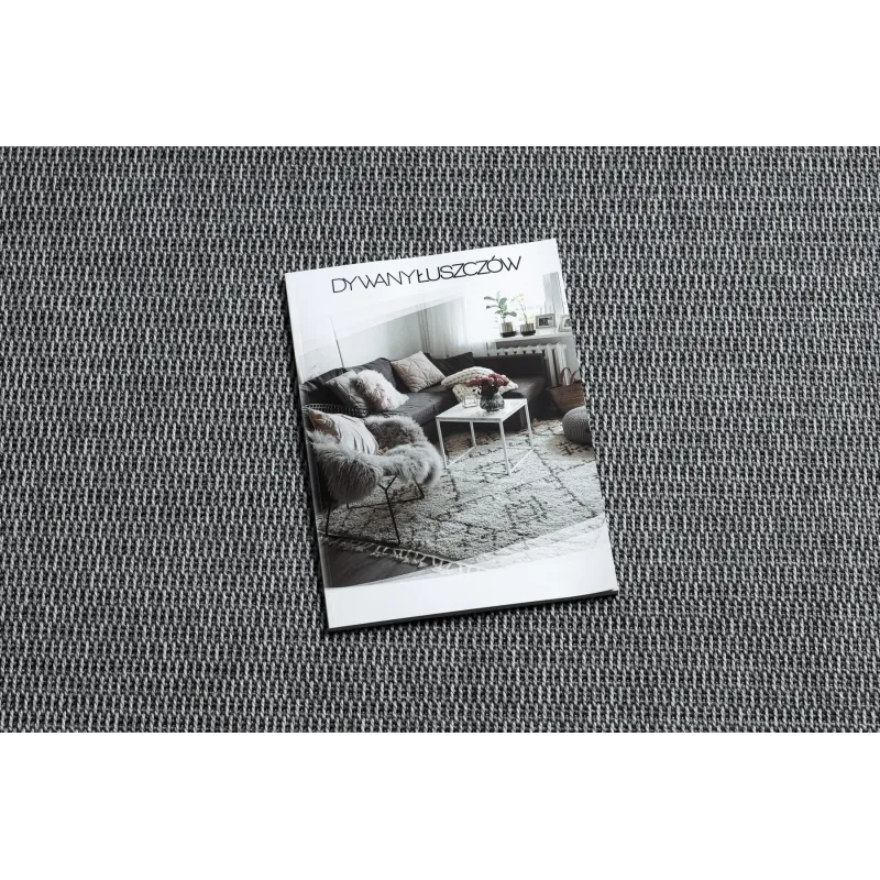 Chic grey rug, ideal for living rooms or bedrooms with a modern touch