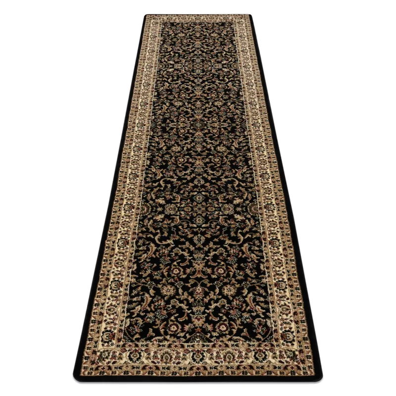 Black ROYAL ADR hallway runner 60x200 cm in classic design