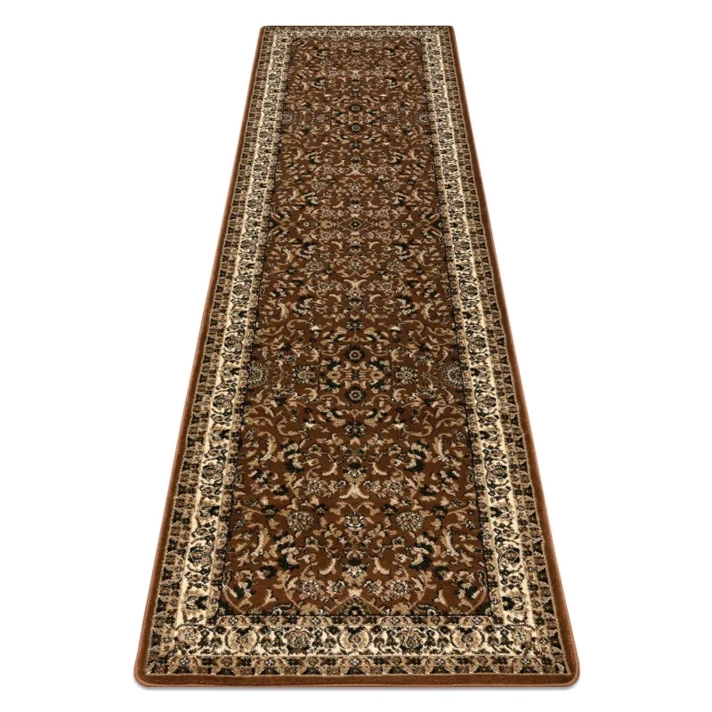 ROYAL ADR Runner 1745 Brown, classic carpet for hallway entrance