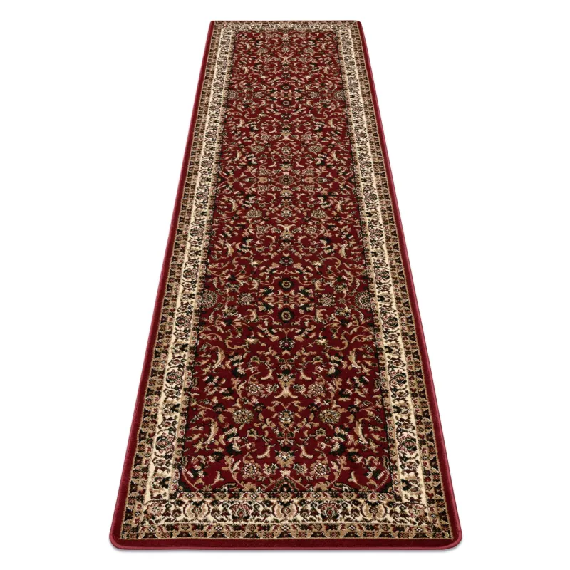 Hallway rug ROYAL ADR 1745 burgundy 60x200 cm, stylish entrance carpet