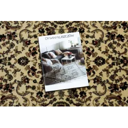 Classic style ROYAL ADR round rug in caramel color 120cm
