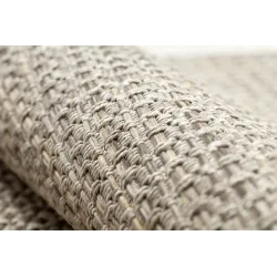 Boho sisal rug for kids' room, safe and stylish