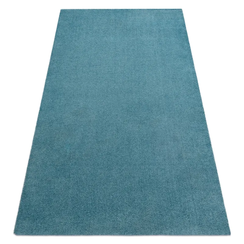 Modern turquoise washable rug, perfect for enhancing any living space