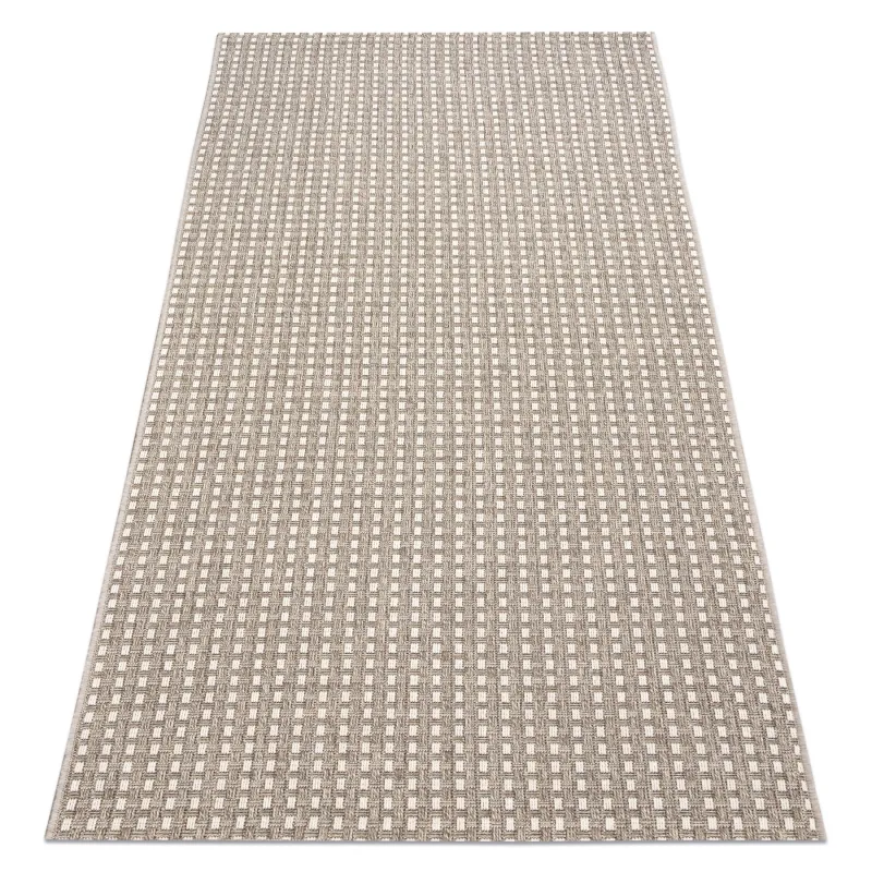 Beige Boho style sisal runner rug, perfect for contemporary spaces