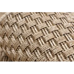 Beige sisal rug for kids, boho style, perfect for children's room