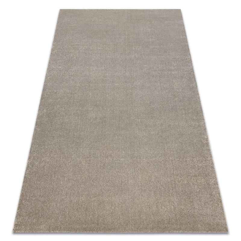 Beige solid rug SOFT 2485 K60 11 with a modern design