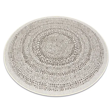 Round Rope Sisal FLAT Rug 120cm Cream