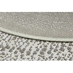 Round Rope Sisal FLAT Rug 120cm Cream