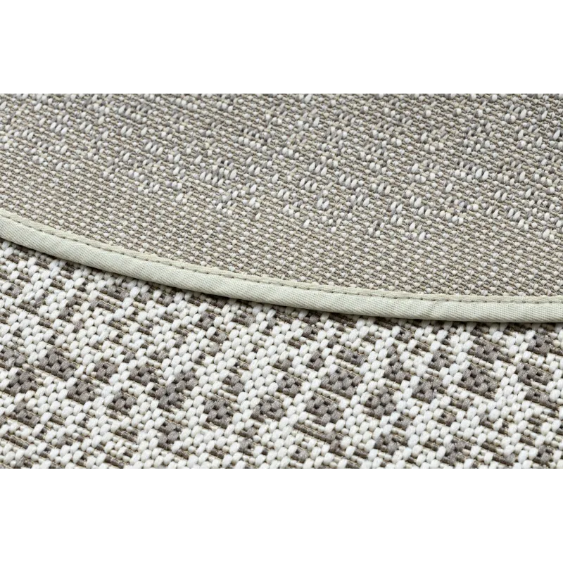 Round Rope Sisal FLAT Rug 120cm Cream