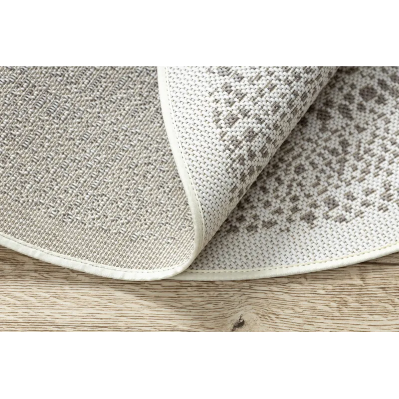 Round Rope Sisal FLAT Rug 120cm Cream