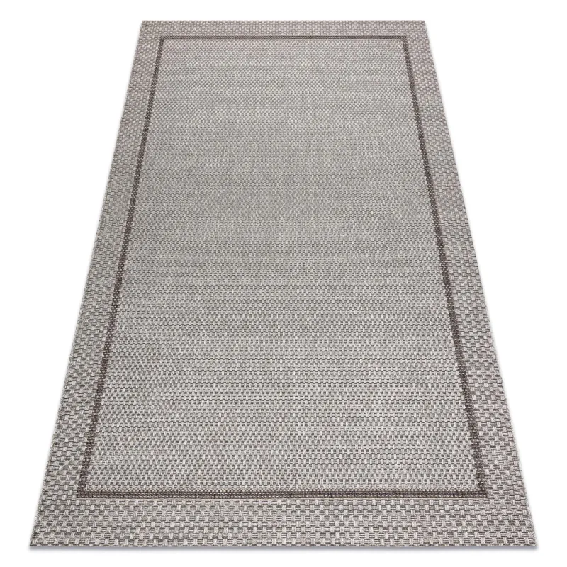 Beige rope sisal rug 80x150 cm, natural texture, stylish home decor