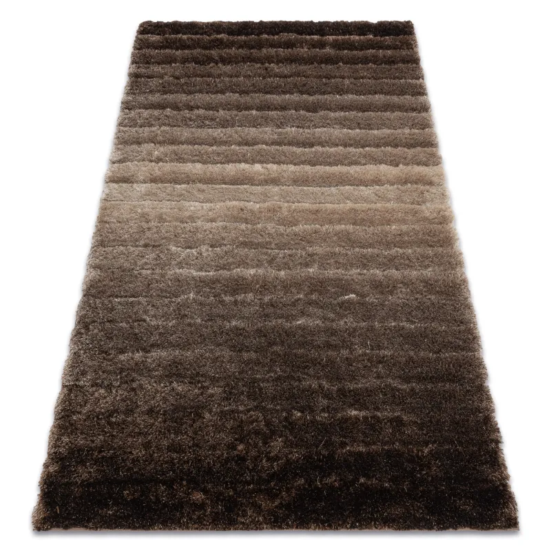 FLIM 007-B3 modern shaggy rug in brown, perfect for contemporary home decor