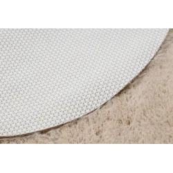 SHAPE 3105 Heart Shaggy Rug Beige