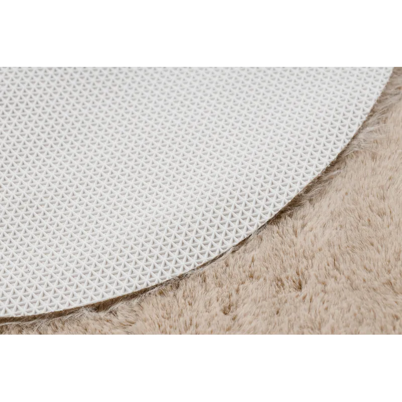 SHAPE 3105 Heart Shaggy Rug Beige