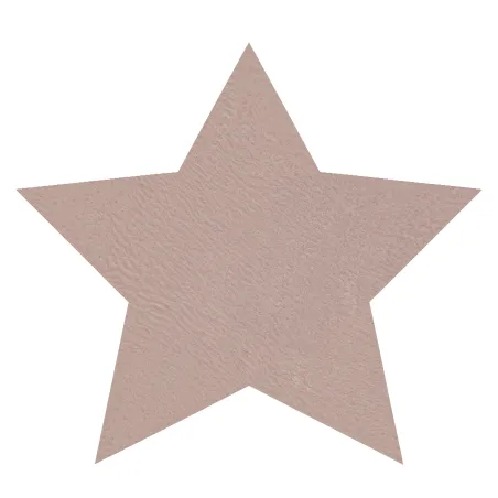 SHAPE 3148 Star Shaggy Rug Rose