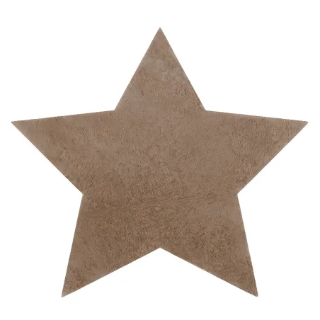 SHAPE 3148 Star Shaggy Rug Beige