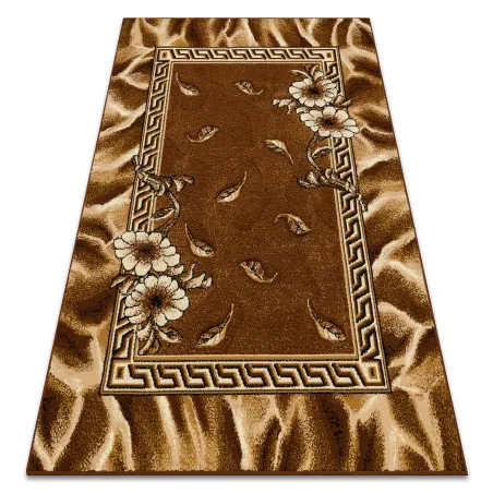 Morad TRIO Floral BCF Rug Brown