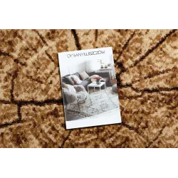 Morad Wood Beige Polypropylene Rug