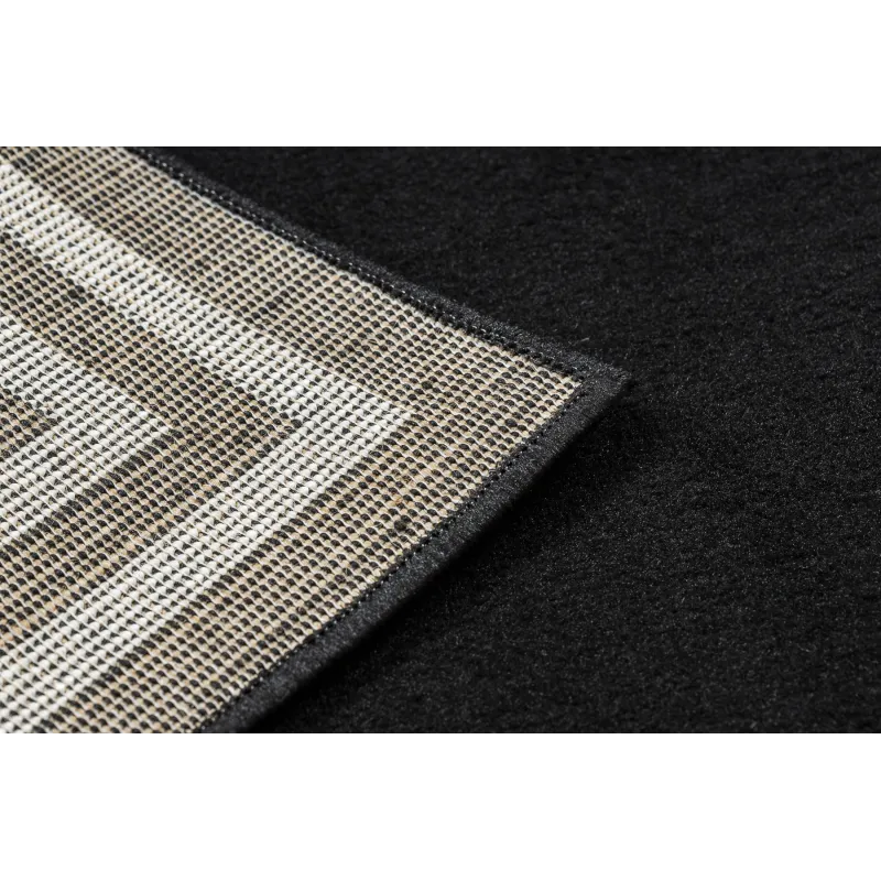 Morad Greek BCF Rug Black