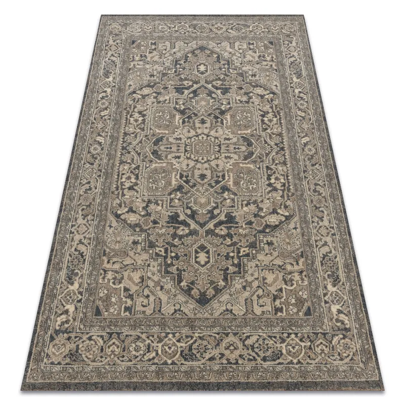 LEGEND 468 Wool Rug Grey Rosette