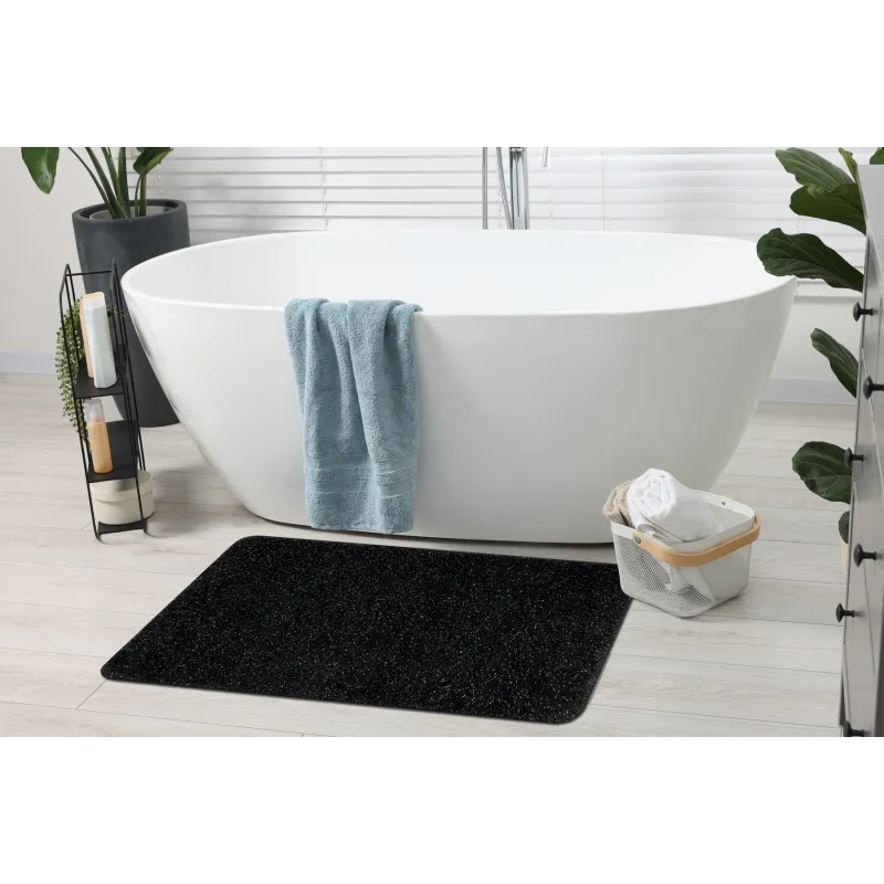SUPREME LINES Bathroom Rug Black