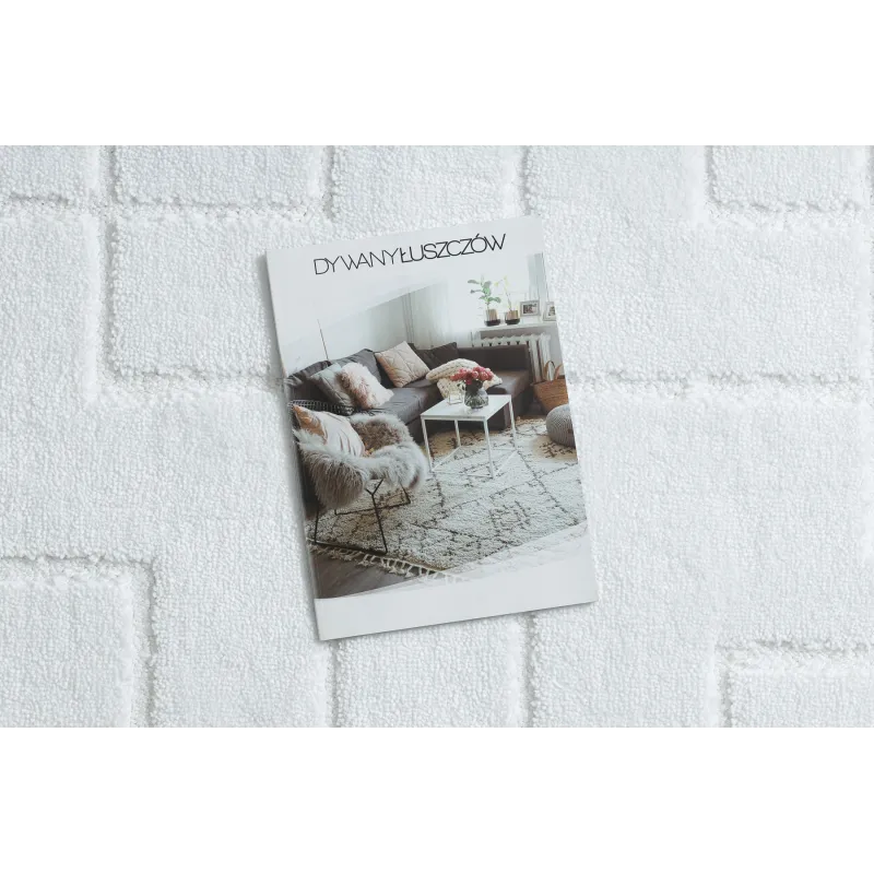 Supreme Lines Bathroom Rug White