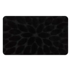 SUPREME STONES bathroom rug stones, non-slip, soft - black