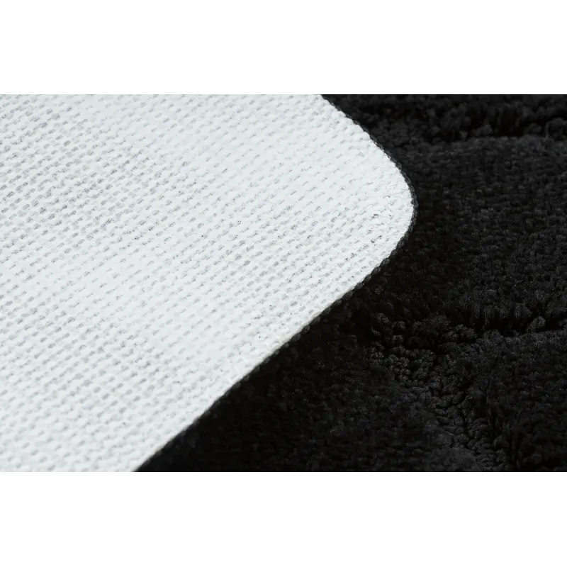 Supreme Stones Bathroom Rug Black