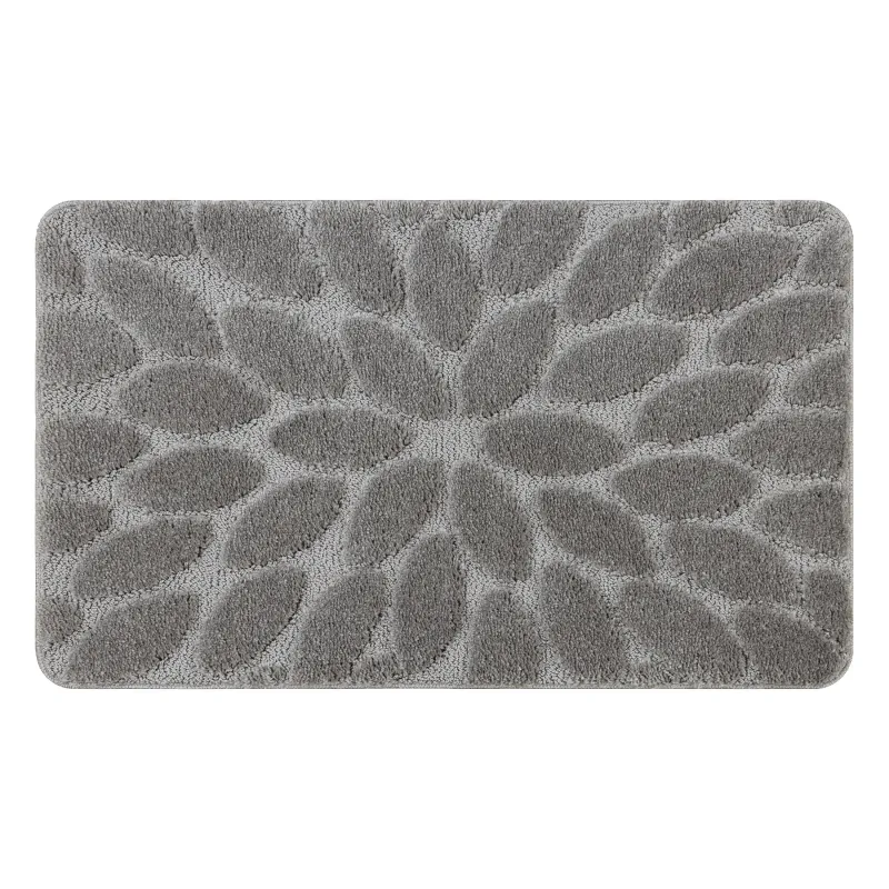 Supreme Stones Bathroom Rug Grey
