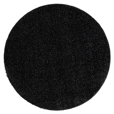 SYNERGY Glamour Circle Bath Rug Black
