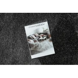 SYNERGY Glamour Circle Bath Rug Grey