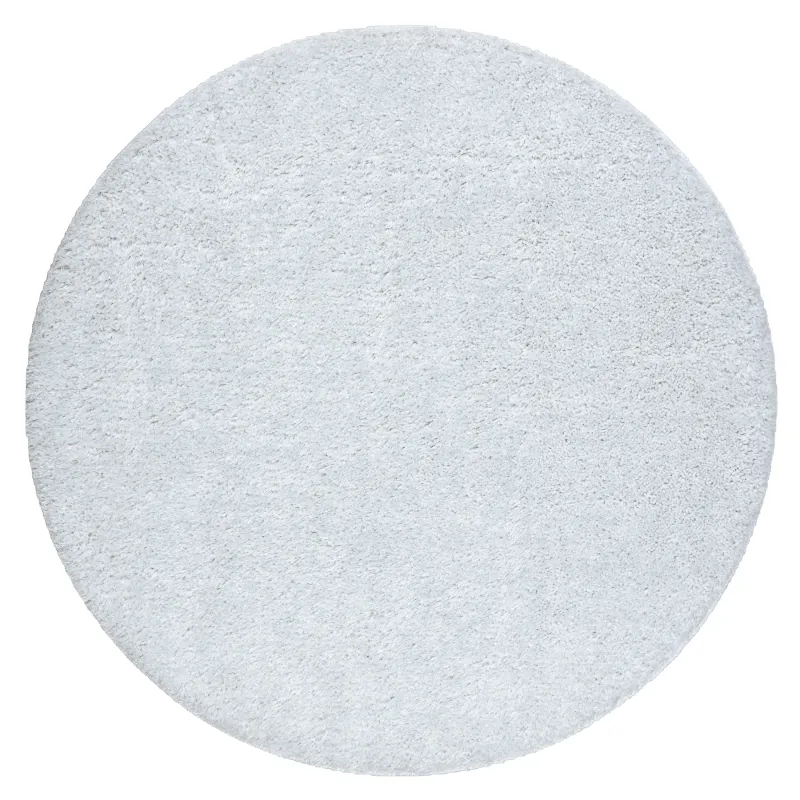 SYNERGY Bathroom Round Rug White