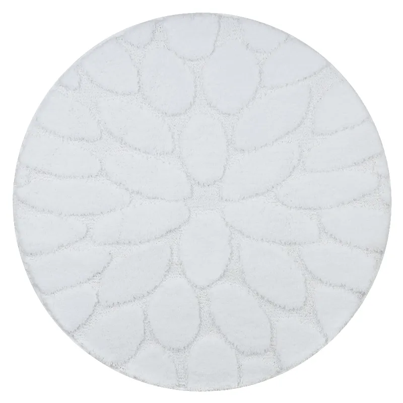 SUPREME STONES Round Bathroom Rug