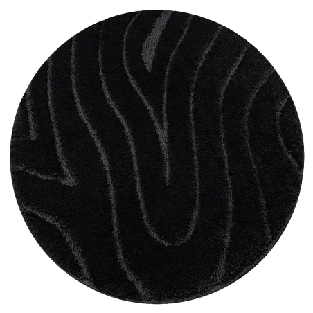 SUPREME WAVES Round Bathroom Rug