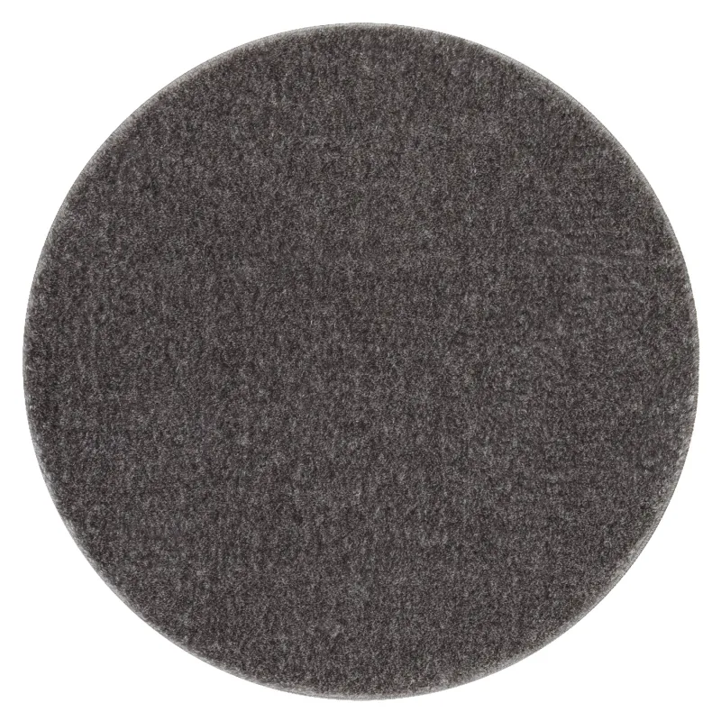 SANTA Bathroom Round Rug Grey