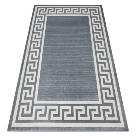 PEARL Greek Rug 51327F in grey, exclusive, structured design