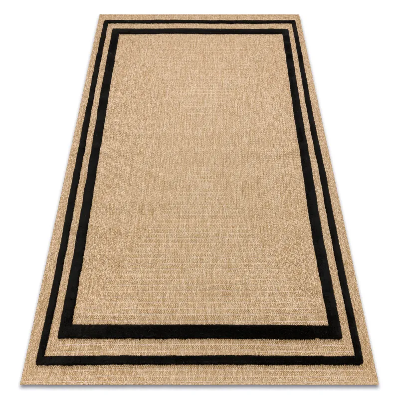SPARK 0687 beige rug with textured sisal design