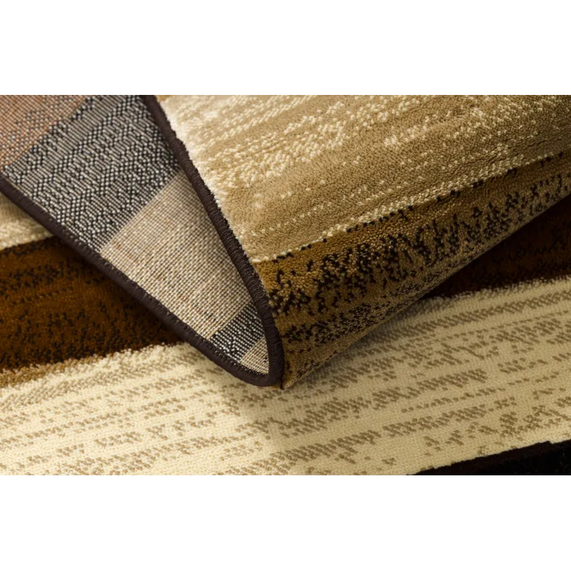 ROYAL 5374 Waves Rug - perfect for bedroom or garden, beige and brown