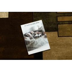 Black and brown ROYAL 5367 geometric rug, perfect for any interior design