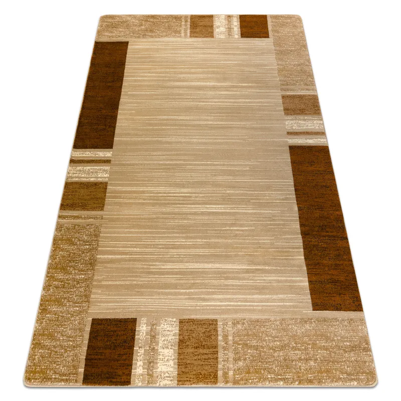 ROYAL FB23 Frame Rug in beige, a classic carpet for home decor