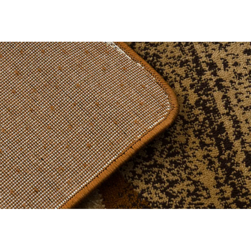 ROYAL H387 rug in brown and mustard shades, elegant addition for living rooms