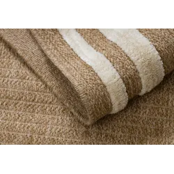 Practical beige rug for the garden or terrace