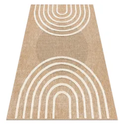 SPARK 0688A Beige Geometric Rug
